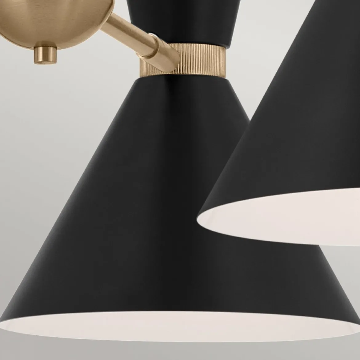 Elstead Lighting Phix Kronleuchter 3-armig Champagnerbronze Schwarz
