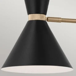 Elstead Lighting Phix Kronleuchter 2-armig Champagnerbronze Schwarz