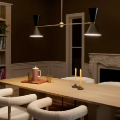 Elstead Lighting Phix Kronleuchter 2-armig Champagnerbronze Schwarz