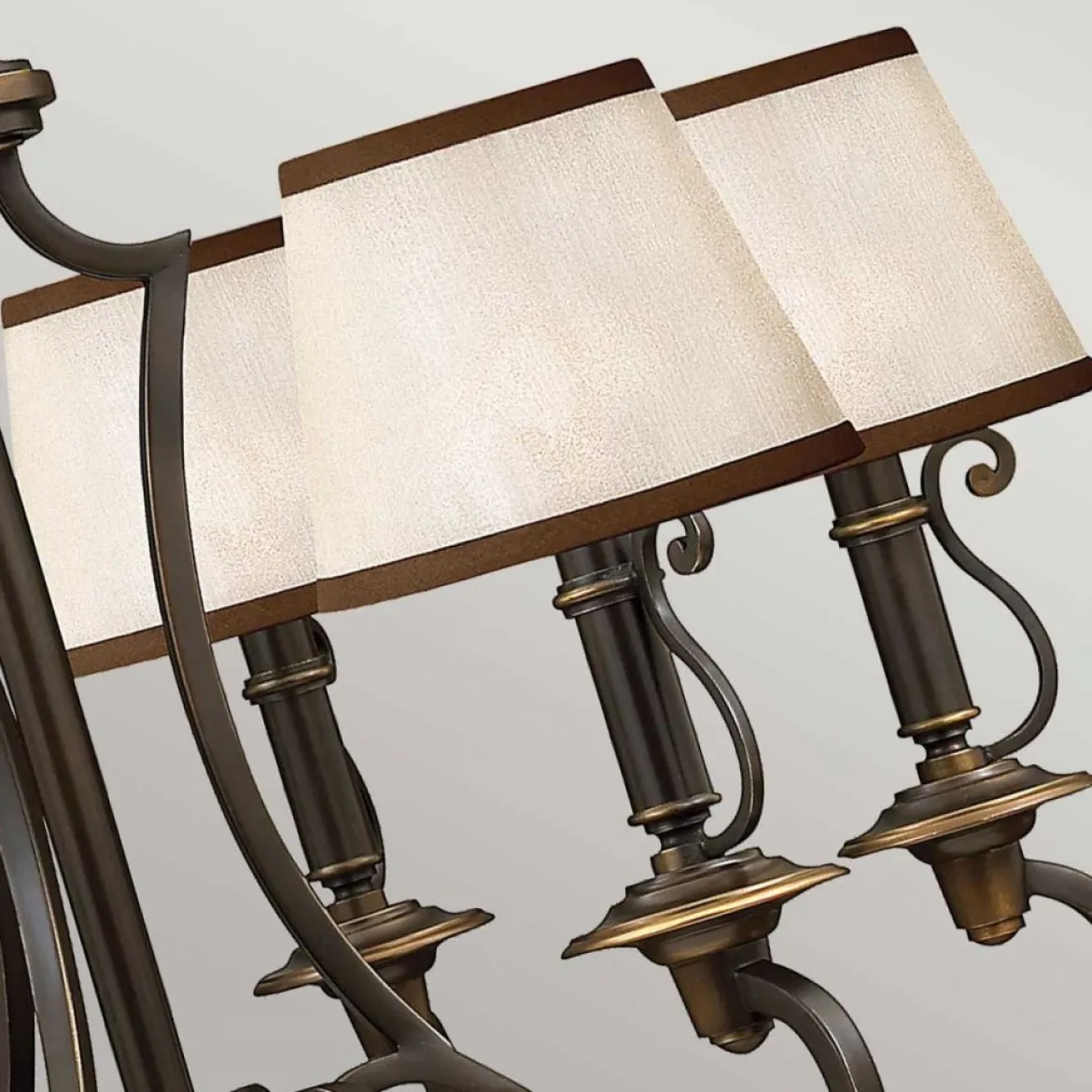 Elstead Lighting Plymouth Kronleuchter 6-flammig bronze E14
