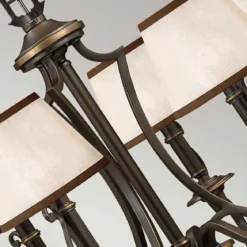 Elstead Lighting Plymouth Kronleuchter 6-flammig bronze E14