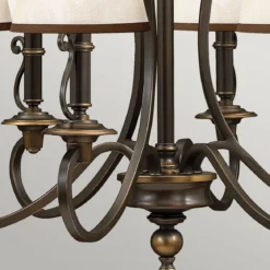 Elstead Lighting Plymouth Kronleuchter 6-flammig bronze E14