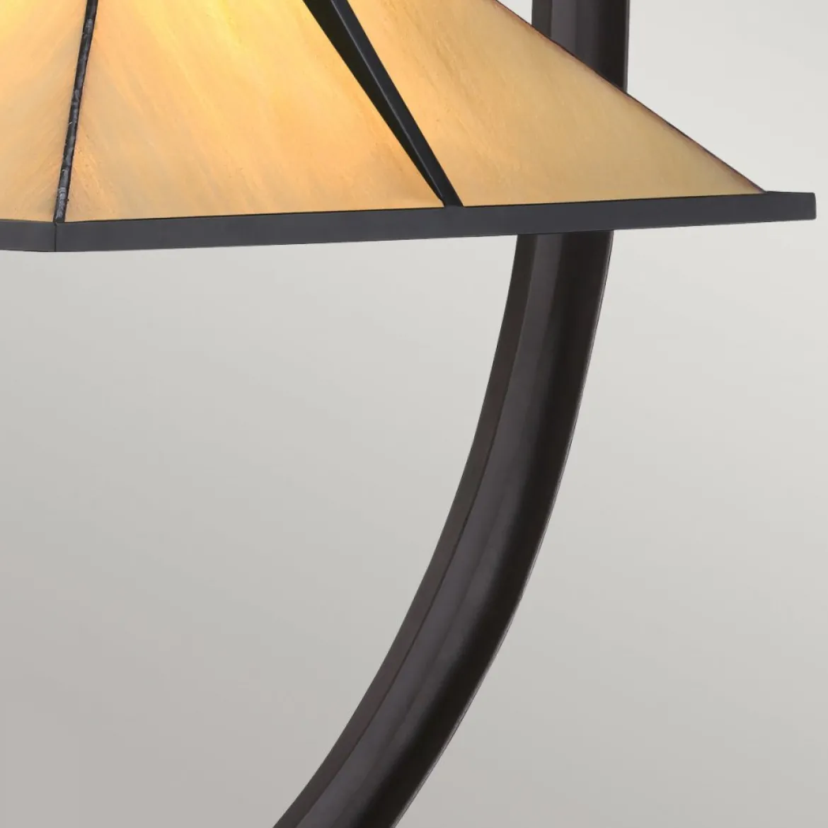 Elstead Lighting Pomeroy Tischleuchte 1-Light Tiffany-Stil Bronze E27