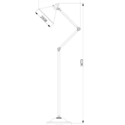 Elstead Lighting Provence 1-Light Stehleuchte Alt-Bronze 167cm E27