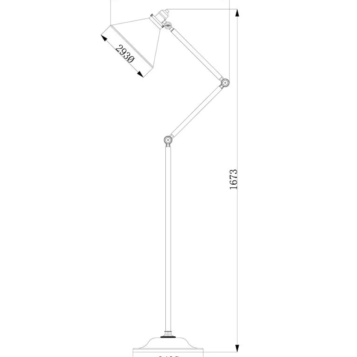 Elstead Lighting Provence 1-Light Stehleuchte Alt-Bronze 167cm E27