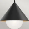 Elstead Lighting Remyck Pendelleuchte 1-flammig Schwarz
