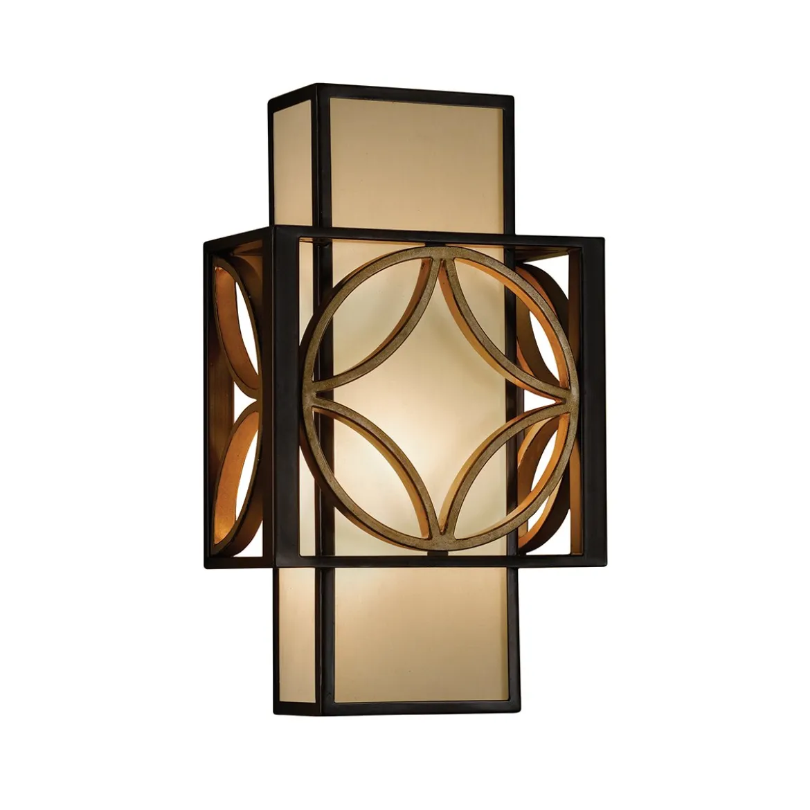 Elstead Lighting Remy 1-Light Wandleuchte Bronze Gold 1-flammig E14