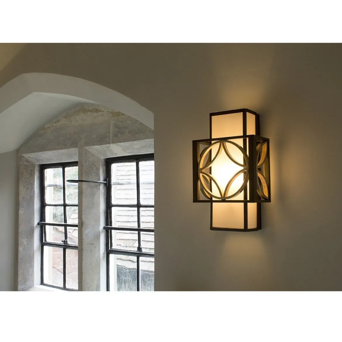 Elstead Lighting Remy 1-Light Wandleuchte Bronze Gold 1-flammig E14
