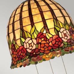 Elstead Lighting Rosecliffe Pendelleuchte 3-Light Tiffany-Stil Bronze E27