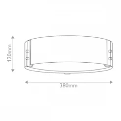 Elstead Lighting Sawyer Deckenleuchte Sequoia Holzoptik Rost-Eisen-Akzenten 38cm