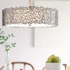 Elstead Lighting Silver Coral 4-Light Oval Pendelleuchte 4-flammig E27