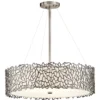 Elstead Lighting Silver Coral 4-Light rund Pendelleuchte 4-flammig 56cm E27