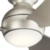 Elstead Lighting Sola Deckenventilator LED nickel gebürstet