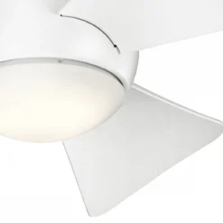Elstead Lighting Sola Deckenventilator LED weiß