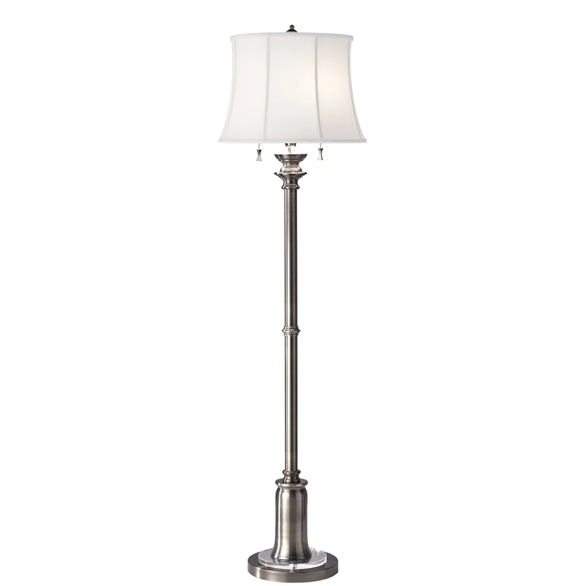 Elstead Lighting Stateroom 2-Light Stehleuchte antikes Nickel 158cm