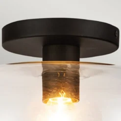 Elstead Lighting Sylvia Deckenleuchte 1-flammig Schwarz