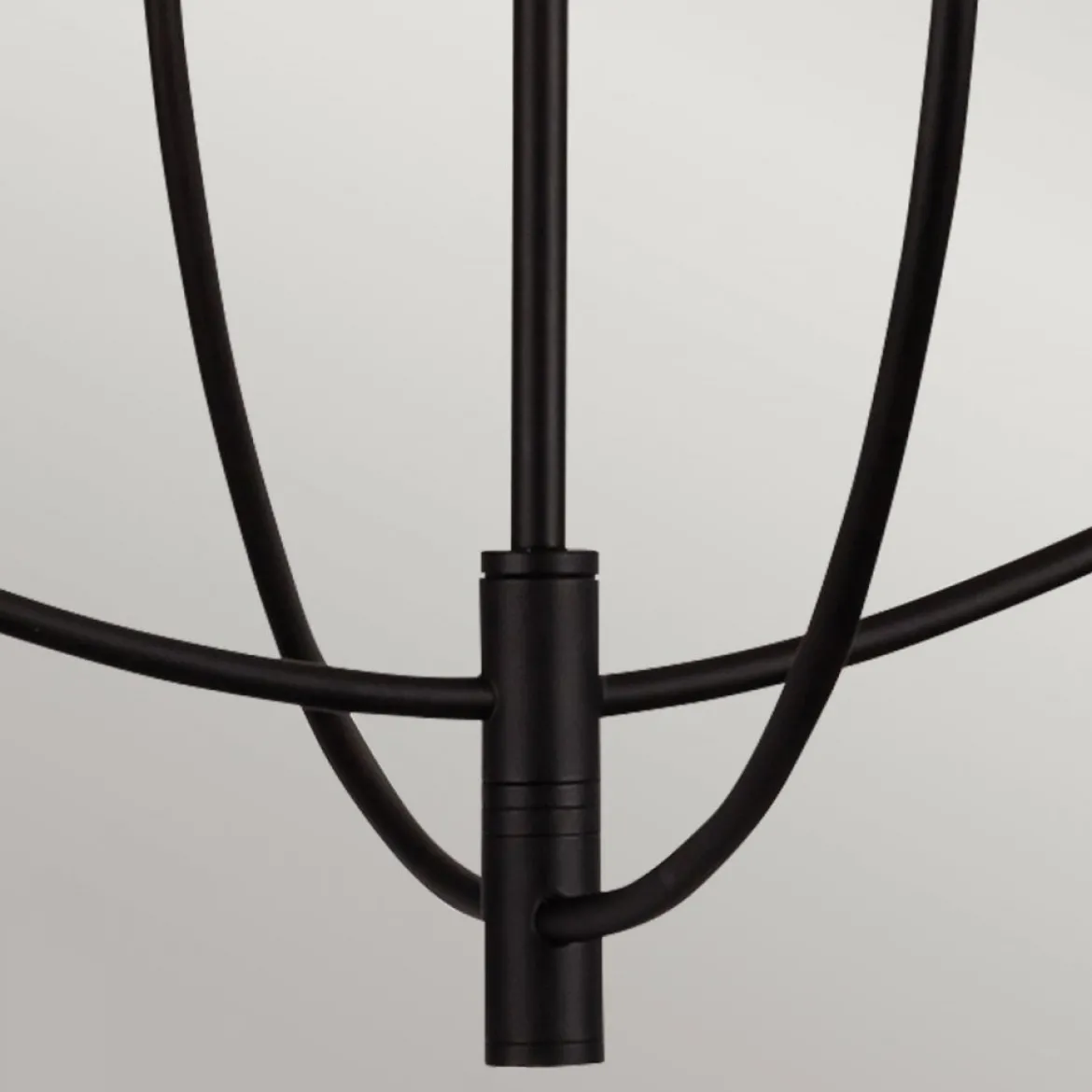 Elstead Lighting Sylvia Kronleuchter 4-flammig Schwarz