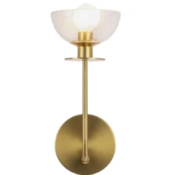 Elstead Lighting Sylvia Wandleuchte 1-flammig Gebürstetes Gold