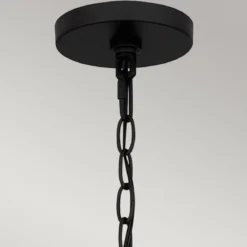 Elstead Lighting Teton Pendelleuchte 5-flammig schwarz natur