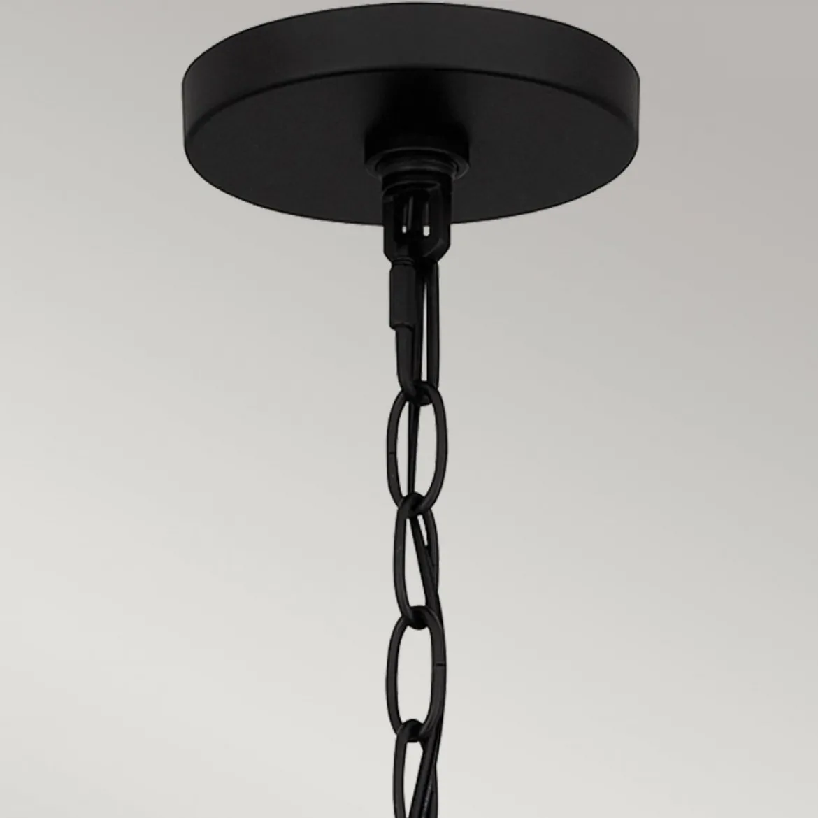 Elstead Lighting Teton Pendelleuchte 5-flammig schwarz natur