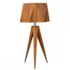 Elstead Lighting Tischleuchte ANGULAR Teakfurnier E27
