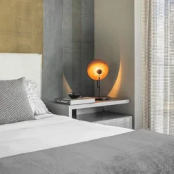 Elstead Lighting Tischleuchte DOT Naturholzfurnier GU10