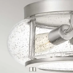 Elstead Lighting Trilogy Deckenleuchte 2-Light Nickel Glas 305mm E27