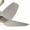 Elstead Lighting Voya Deckenventilator LED Edelstahl gebürstet