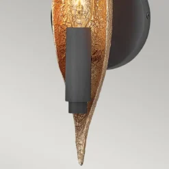 Elstead Lighting Willow Wandleuchte 1-Light E14 Schwarz Gold