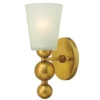 Elstead Lighting Zelda 1 Light Wandleuchte - Vintage Messing