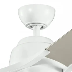Elstead Lighting Zeus Deckenventilator LED weiß