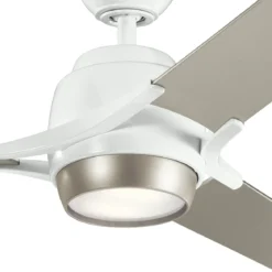 Elstead Lighting Zeus Deckenventilator LED weiß