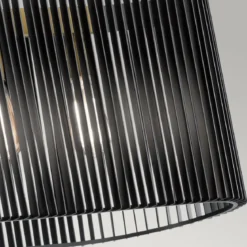 Elstead Linara  Pendelleuchte 5-flammig schwarz messing