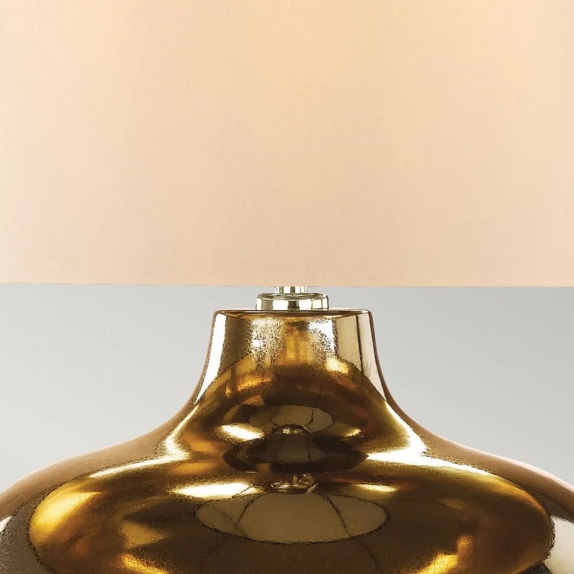 Elstead Ottoman Tischleuchte bronze Lampenschirm elfenbeinfarben E27