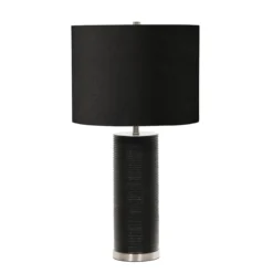 Elstead Ripple Tischlampe 1-flammig Schwarz E27