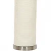 Elstead Ripple Tischlampe 1-flammig Weiß E27