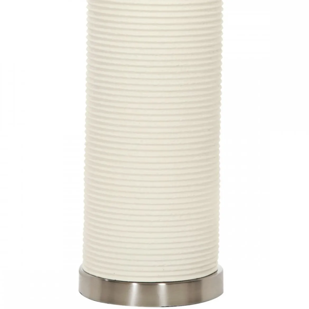 Elstead Ripple Tischlampe 1-flammig Weiß E27
