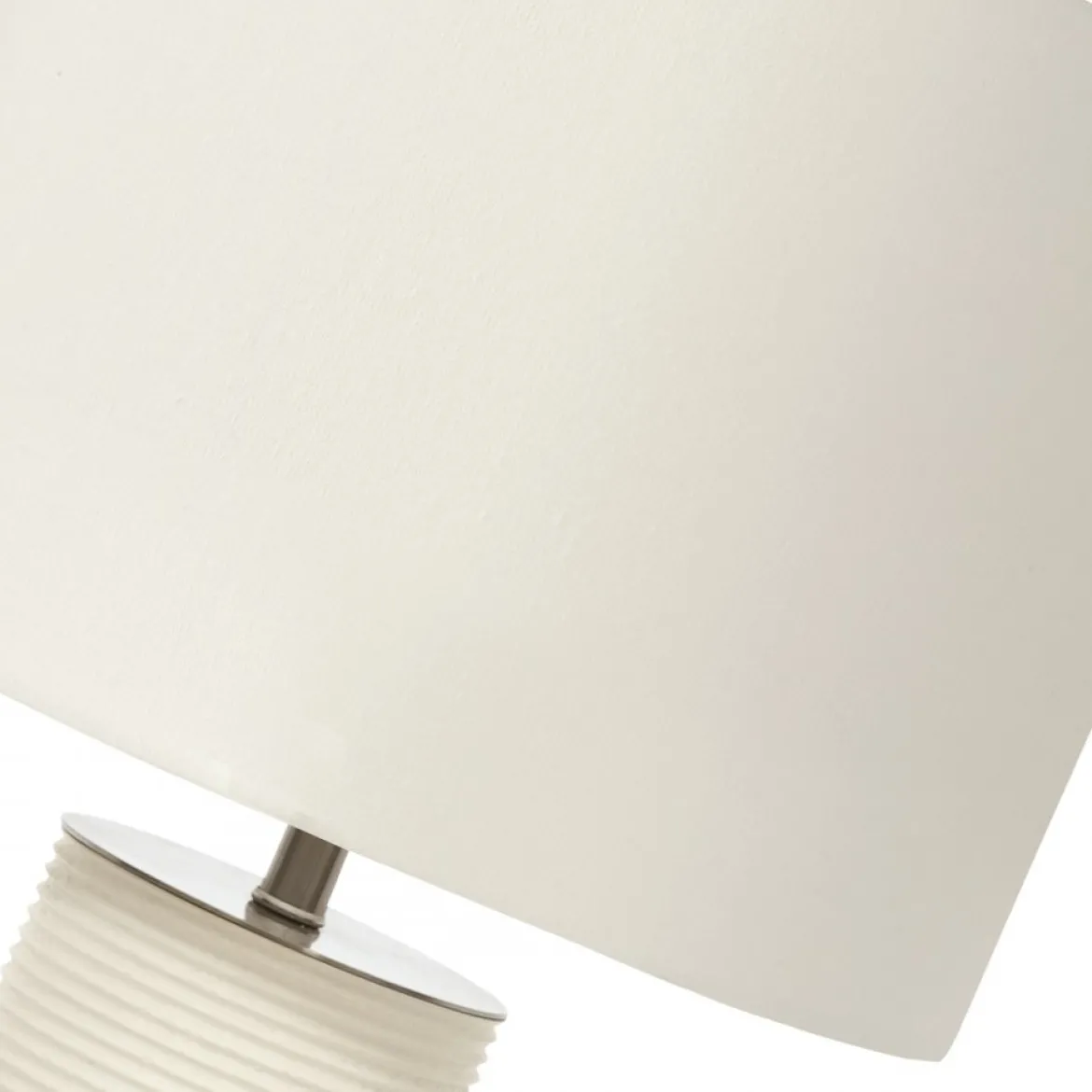 Elstead Ripple Tischlampe 1-flammig Weiß E27
