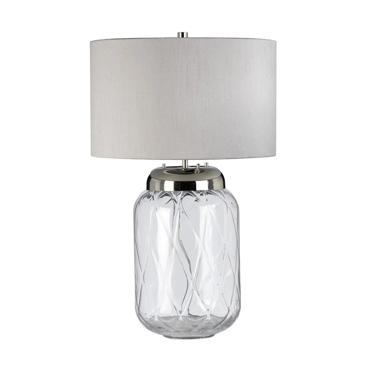 Elstead Sola Tischlampe Nickel poliert Silber