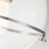 Elstead Somerset Deckenleuchte 1-flammig Nickel gebürstet klar 28cm E27