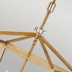 Elstead Stinson Large Pendelleuchte 4-flammig Messing gealtert