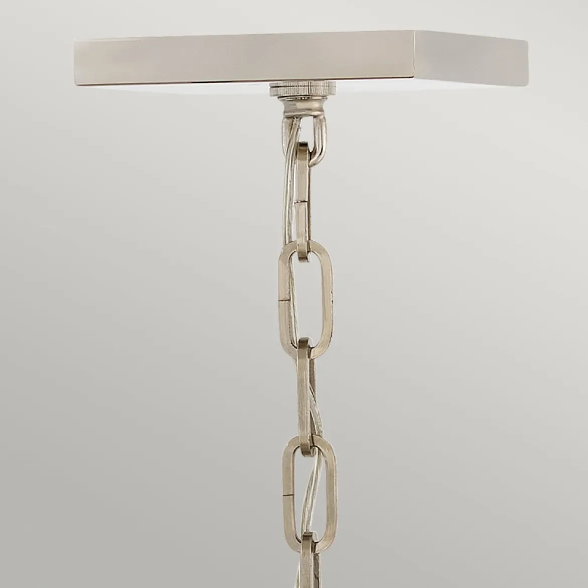 Elstead Stinson Medium Pendelleuchte 4-flammig schwarz Nickel poliert