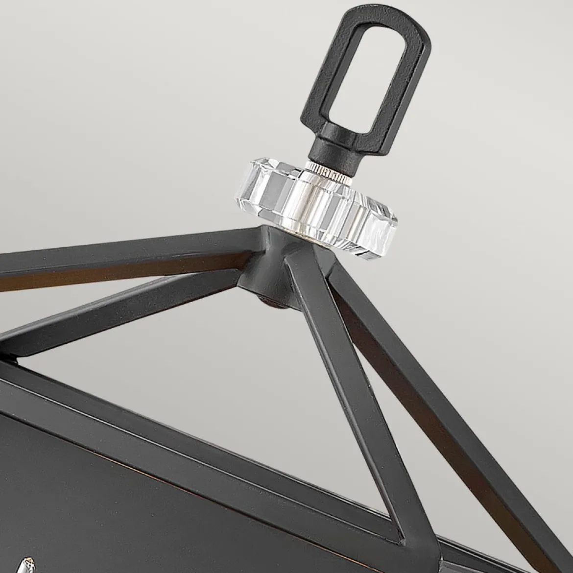 Elstead Stinson Wandleuchte 2-flammig schwarz nickel