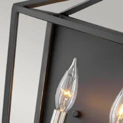 Elstead Stinson Wandleuchte 2-flammig schwarz nickel