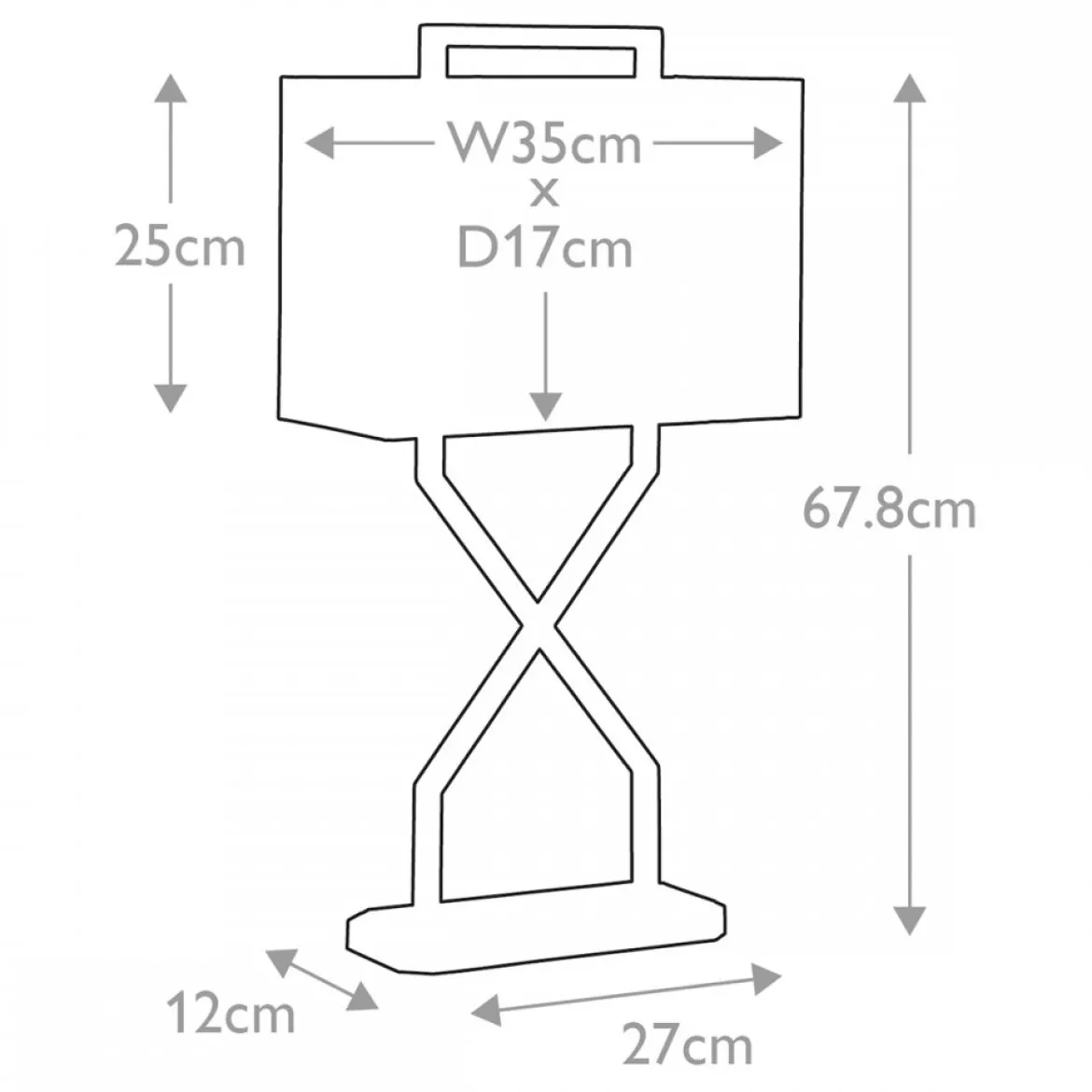 Elstead Tischleuchte goldfarben poliert Lampenschirm elfenbeinfarben 68cm