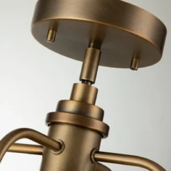 Elstead Triocent Hängeleuchte Messing klar 24cm