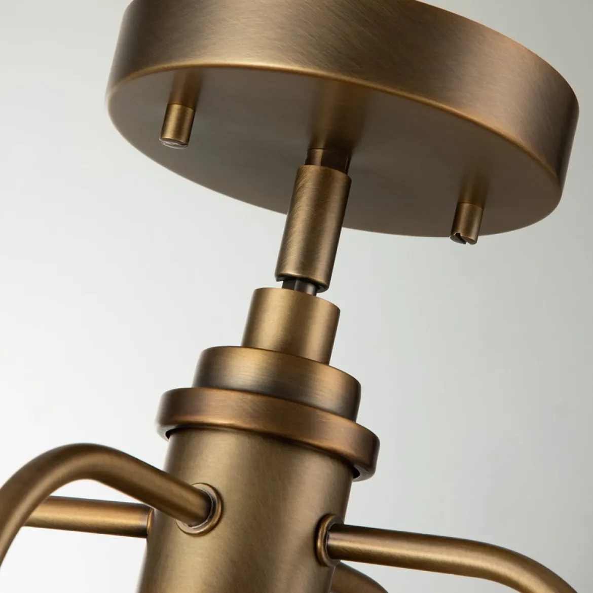 Elstead Triocent Hängeleuchte Messing klar 24cm