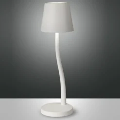Fabas Luce 3679-30-102 Akku Tischleuchte Judy weiss 3000K dimmbar