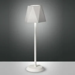 Fabas Luce 3678-30-102 Akku Tischleuchte Katy weiss 3000K dimmbar