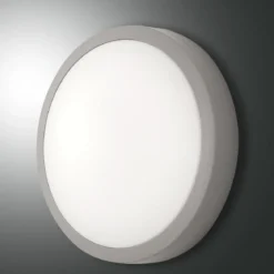 FABAS LUCE 3524-65-131 Deckenleuchte Axel 30cm Grau